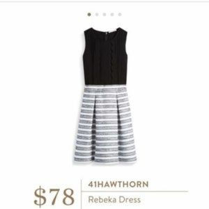 41 Hawthorn Rebeka Scalloped Fit & Flare Dress XXL